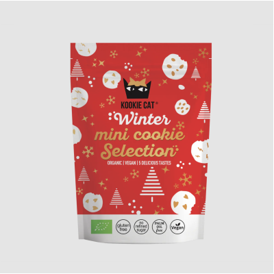 Christmas Mini Organic Oatmeal Cookies in 5 Flavors Kookie Cat Roobar 250gr